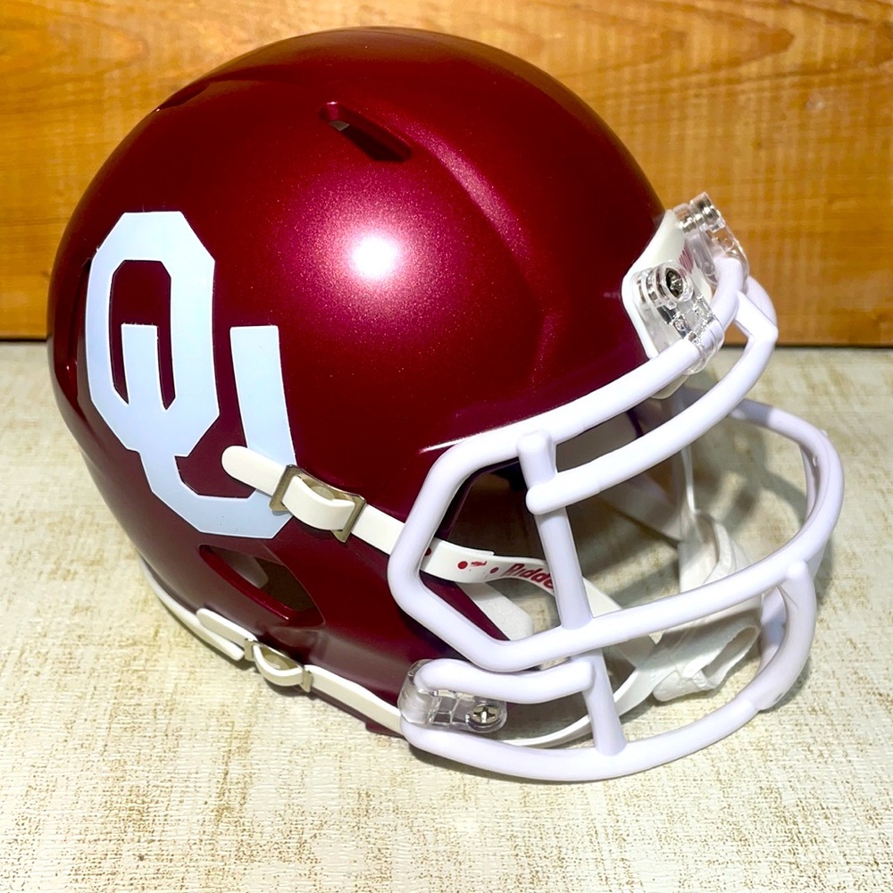 Oklahoma University Riddell Mini Helmet!